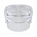 Univen Blender Lid and Center Cap fits Oster Cloverleaf-Shaped Blender Jars, White