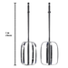 Univen Mixer Beaters Compatible with Lord Eagle 300W Hand Mixer Model CX-6603 Only