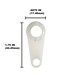 Univen Mixer Arm Lift Compatible with KitchenAid Mixer Part Numbers 241764 4162053 4162874 WP241764 2 Pack