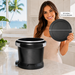 Univen Electric Fryer Lid Cover Compatible with Presto GranPappy Electric Deep Fryer Models 0541106 0541107 0541109