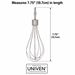 Univen Stainless Steel Wire Whisk Compatible with Cuisinart CSB-77WA, CSB-77, CSB-78, CSB-80, CSB-85, HB-154PC, HB-154P