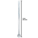 Univen Coffee Maker Pump Stem Tube 10"(25.4cm) Compatible with Hamilton Beach 40515R 40515CR 990236300