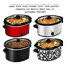 Univen Glass Lid Compatible with Hamilton Beach 5 Quart Slow Cooker models 33155 33258 33156 33357 33156SZ 33355 33157