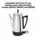 Univen Stainless Steel Percolator Basket Lid fits Presto 0281103 0281104 0281105 44199
