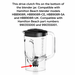 Univen Blender Jar Clutch Compatible with Hamilton Beach HBB908R 990355000 990355001