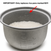 Univen Nonstick Rice Pan Bowl Only fits Zojirushi 5 Cup Model RNC10 and RPC10 PAN IS MARKED B211