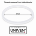 Univen Pressure Cooker Gasket Compatible with Bene Casa Stainless Steel 7.4 and 9.5 Quart models BC-33869 BC-33870