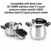 Univen Pressure Cooker Gasket Compatible with Bene Casa Stainless Steel 7.4 and 9.5 Quart models BC-33869 BC-33870