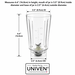 Univen Blender Jar and Blade Compatible with Hamilton Beach Models 51101 51101AG 51101B 51101BG 51101R 51101RG 51102