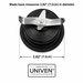 Univen Blender Blade and Gasket Seal Compatible with Black &amp; Decker 401311-201 BL1110 BL1120 BL1130 BL1220 BL1820 BL1830