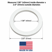 Univen Gasket Compatible with 1 Cup Bialetti Espresso Makers 1.5" (38mm) ID x  2.0" (50mm) OD Made in USA 3 Pack