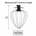 Univen Stand Mixer Whisk Compatible with Hamilton Beach 990170440 63391 63392 63394