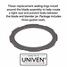 Univen Blender O-ring Gasket Seal fits Oster Oster Pro 1200 3 Pack