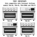 Univen Stainless Steel Baking Tray Pan and Air Fryer Basket Compatible with Cuisinart Airfryer Oven TOA-60 TOA-65 TOA-70