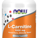 Now Foods L-Carnitine 1000 Mg (Carnipure L-Carnitine Tartrate) - 100 Tablets