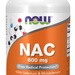 Now Foods NAC N-Acetyl-L-Cysteine 600 Mg - 100 Capsules