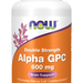 Now Alpha GPC 600 Mg (Double Strength 600 mg) - 60 Veg Capsules