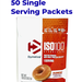 -Dymatize ISO 100 Whey Protein Isolate Dunkin Glazed Donut - 50 Single Serving Packets