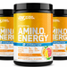 -Optimum Nutrition Amino Energy + Hydration  Sun-Kissed Citrus - 90 Servings (3 x 30 Serving Btls)  3 PACK