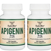 Double Wood Supplements Apigenin 50 Mg - 2 x 120 Capsule Bottles TWINPACK