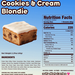 Prime Bites Protein Brownie Cookies & Cream Blondie - 12 Pack