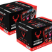 Bucked Up Energy Drink, Variety Pack 16 fl oz - 24 Cans (2 x 12 Cans) (8 Blood Raz, 8 Rocket Pop & 8 Miami)