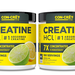 CON-CRET Creatine HCl Powder Lemon Lime - 2 x 100 Servings TWINPACK