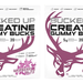 Bucked Up Creatine Gummy Bucks Creatine Gummies  Raspberry Blitz - 40 x 5g Servings (2 x 20 Serving Bags)  TWINPACK