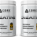 Core Nutritionals Creatine Monohydrate - 800 Grams (2 x 400 Gram Bottles) TWINPACK