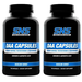 SNS Serious Nutrition Solutions DAA D-Aspartic Acid Capsules - 360 Cap (2 x 180 Cap Btls)  TWINPACK