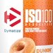 -Dymatize ISO 100 Whey Protein Isolate Dunkin Glazed Donut - 50 Single Serving Packets