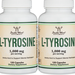 Double Wood Supplements L-Tyrosine - 2 x 120 Capsule Bottles TWINPACK