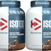- Dymatize ISO 100 Whey Protein Isolate Gourmet Chocolate - 6 Lb (2 x 3 Lb Bottles) TWINPACK