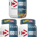 -Dymatize ISO 100 Whey Protein Isolate Fruity Pebbles - 4.8 Lb (72 Servings) (3 x 1.6 Lb Btls)  3 PACK