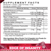 Psycho Pharma Edge of Insanity Pre Workout Ricky's Rotund Raspberry - 25 Servings