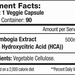 SNS Serious Nutrition Solutions Garcinia Cambogia 60% HCA - 90 Capsules