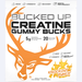 Bucked Up Creatine Gummy Bucks Creatine Gummies  Knockout Punch  - 20 Servings