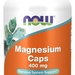 Now Foods Magnesium 400 Mg (From Magnesium Oxide, Citrate and Aspartate) - 180 Capsules