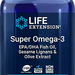 Life Extensions Super Omega-3 EPA/DHA Fish Oil, Sesame Lignans & Olive Extract  - 120 Softgels
