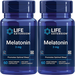Life Extension Melatonin 3 Mg - 2 x 60 Capsule Bottles TWINPACK