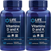 Life Extension Vitamins D and K with Sea-Iodine - 2 x 60 Capsule Bottles TWINPACK