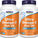 Now Foods Ultra Omega-3 (500 Mg EPA/250 Mg DHA per softgel) - 360 Softgels (2 x 180 Softgel)  TWINPACK