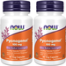 Now Foods Pycnogenol 100 Mg - 120 Capsules (2 x 60 Veg Capsule Bottles)  TWINPACK