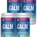 Natural Vitality Calm Magnesium Powder  Raspberry Lemon - 4 x 16 oz Bottles  4 PACK