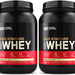 Optimum Nutrition 100% Whey Gold Standard Vanilla Ice Cream - 4 Lb (2 x 2 Lb) TWINPACK