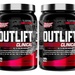 Nutrex Outlift Clinical Pre-Workout  Fruit Punch - 44 Servings (2 x 22 Serving Btls)  TWINPACK