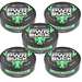 Bucked Up PWR Buck Energy Pouches  Spearmint - 5 Tins/100 Servings Total