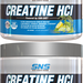 SNS Serious Nutrition Solutions Creatine HCI Powder (Powered by CON-CRET) Lemon Lime - 300 Servings (2 x 150 Serving Bottles) TWINPACK