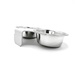 Kennel&#x20;Gear,&#x20;1&#x20;Pint&#x20;Double&#x20;Stainless&#x20;Steel&#x20;Bowl&#x20;with&#x20;Aluminum&#x20;Yoke