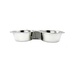 Kennel&#x20;Gear,&#x20;1&#x20;Pint&#x20;Double&#x20;Stainless&#x20;Steel&#x20;Bowl&#x20;with&#x20;Aluminum&#x20;Yoke&#x20;and&#x20;.75&quot;&#x20;Bar&#x20;Mount&#x20;System
